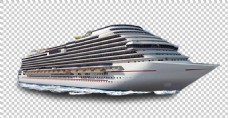 超豪华巨型邮轮免抠png透明图层素材