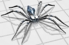 昆虫的3ds max模型：机械蜘蛛模型