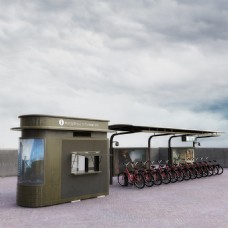 自行车车棚模型