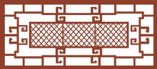 中式木雕屏风图
