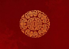 中式图案布纹贴图