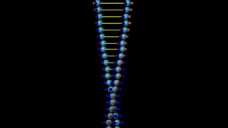 DNA基因链旋转变换视频素材