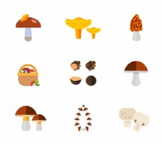 蘑菇图标集