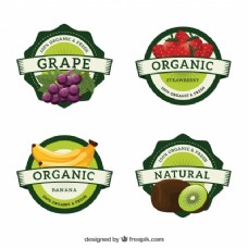 香水圆形水果标签的品种