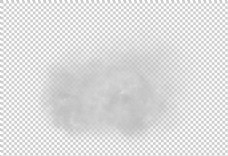 云烟灰色漂亮的烟雾免抠png透明图层素材