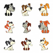 宠物狗可爱卡通狗系列