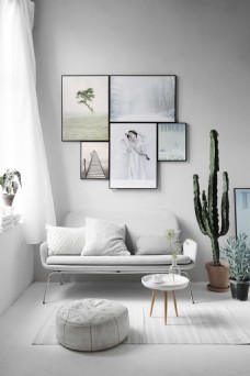 时尚居家时尚家居小客厅沙发照片墙装修效果图
