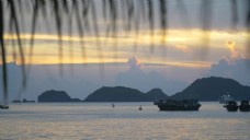 越南海港日落