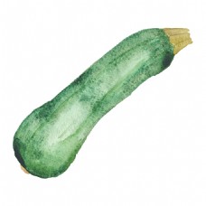 绿色蔬菜绿色手绘卡通蔬菜厨房透明素材