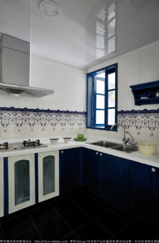 装修花纹现代欧式时尚简约风厨房花纹瓷砖装修效果图