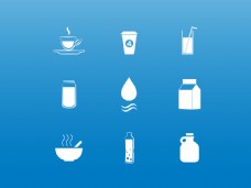 饮料icon图标设计