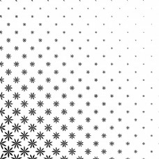 抽象设计单色几何图案花卉图案抽象花卉矢量背景图形设计