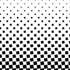几何背景单色抽象正方形图案背景从角正方形的黑白几何图形设计