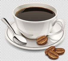 咖啡杯高清杯子装的咖啡免抠png透明图层素材