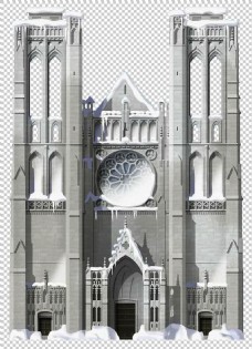 雄伟的大教堂免抠png透明图层素材