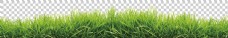 春季背景绿色草地装饰边框免抠png透明图层素材