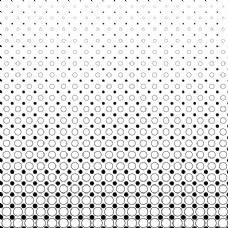 圆形形图案单色抽象圆形图案背景黑白和几何矢量设计