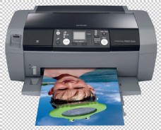 彩色照片灰色打印机免抠png透明图层素材