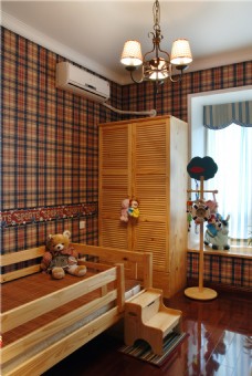 中式古典风室内设计卧室衣柜效果图