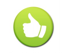 网页设计绿色网页点赞icon图标设计