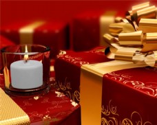 圣诞节缤纷礼盒装饰视频素材