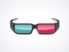 3D设计3d眼镜icon图标设计