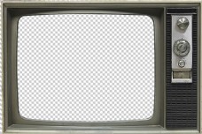 透明素材古董电视机样机免抠png透明图层素材