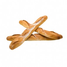 抠图专用法国长棍透明面包素材