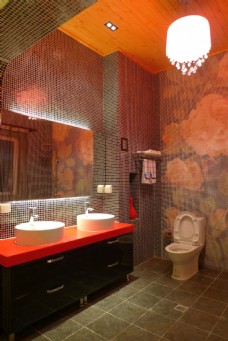 现代室内别墅室内浴室现代潮流装修效果图