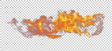 橙色火焰图形免抠png透明图层素材