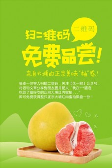 远山柚子免费品尝海报单张