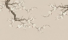 数码高清手绘中式工笔花鸟装饰画画