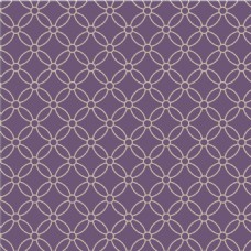 简约深紫色花纹无缝背景图